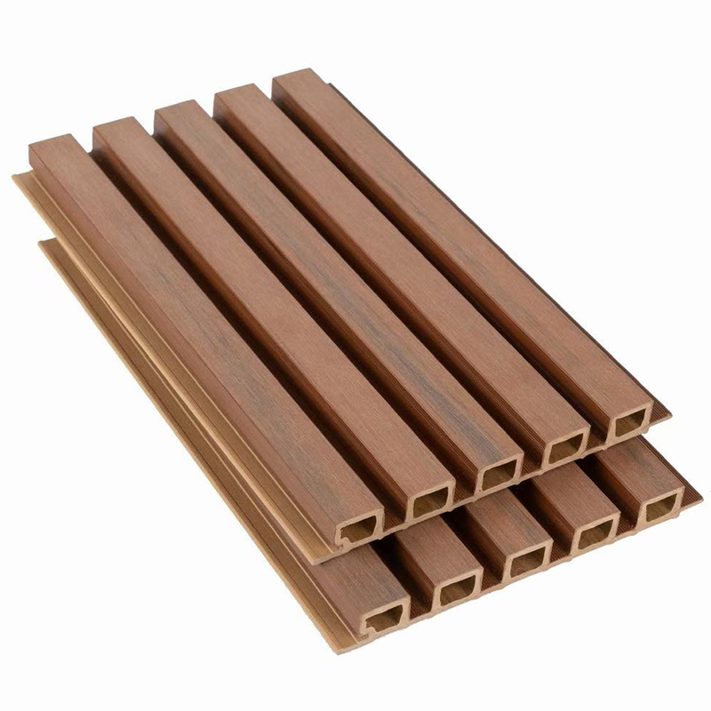 190 mm szélesség, 20 mm vastag fa-műanyag kompozit új anyag PVC/ASA koextrudált rács
